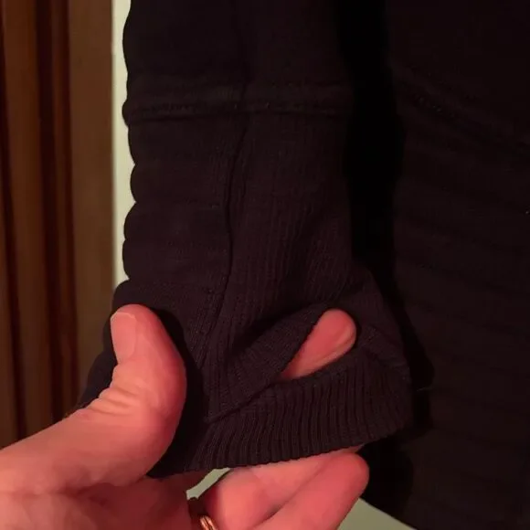 Lululemon Athletica Scuba Black Zip-Up Jacket - Picture 3 of 9